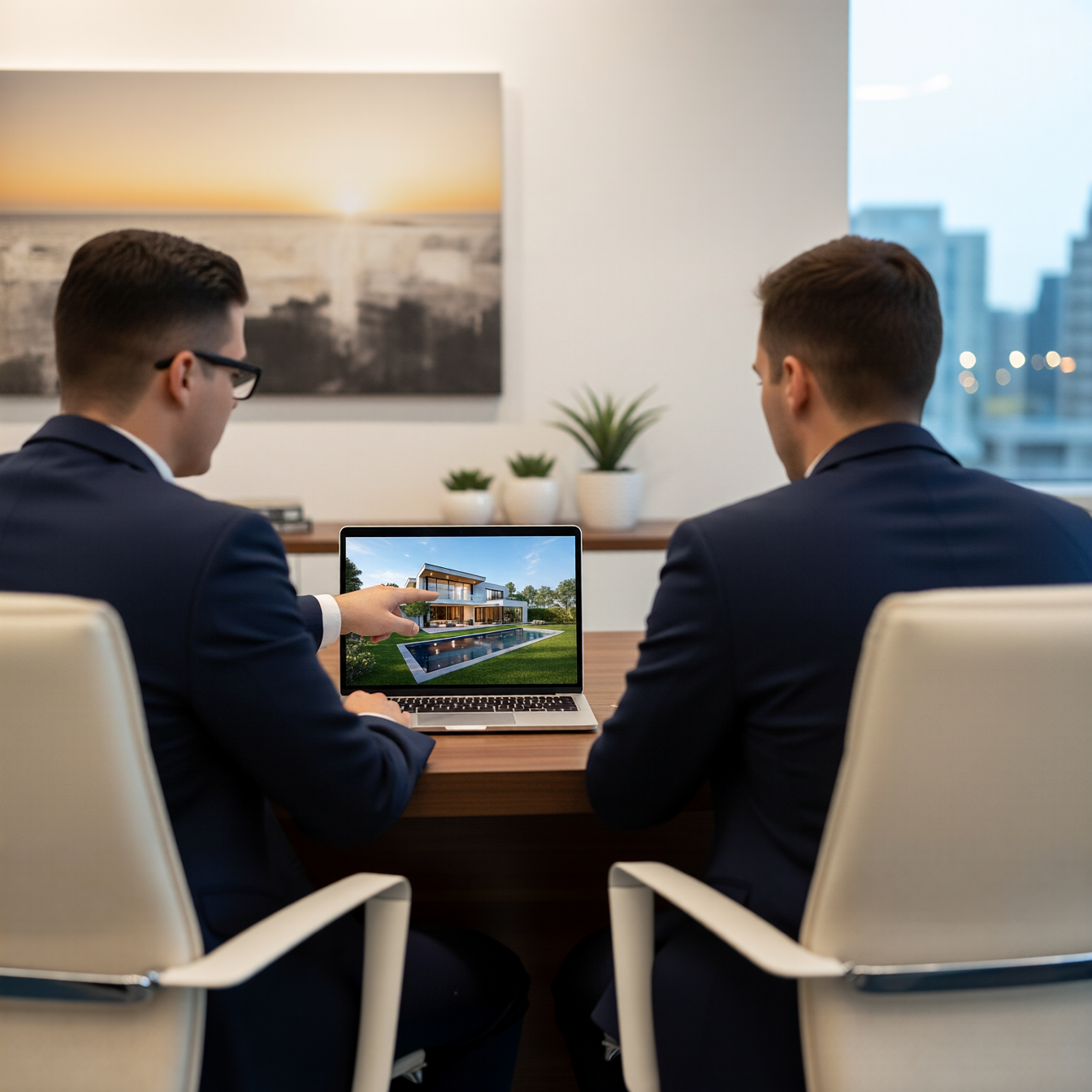 Imagem de apresentação de negócio